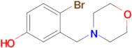 4-(2-Bromo-5-hydroxybenzyl)morpholine