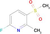 6-Fluoro-2-methyl-3-(methylsulfonyl)pyridine