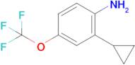 2-Cyclopropyl-4-(trifluoromethoxy)aniline