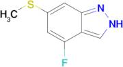 4-fluoro-6-(methylsulfanyl)-2H-indazole