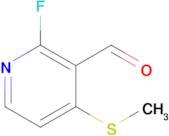 2-Fluoro-4-(methylthio)nicotinaldehyde