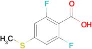 2,6-Difluoro-4-(methylthio)benzoic acid