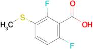 2,6-Difluoro-3-(methylthio)benzoic acid