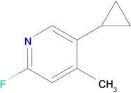 5-Cyclopropyl-2-fluoro-4-methylpyridine