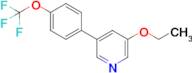 5-Ethoxy-3-(4-(trifluoromethoxy)phenyl)pyridine