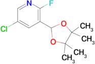 5-Chloro-2-fluoro-3-(4,4,5,5-tetramethyl-1,3-dioxolan-2-yl)pyridine