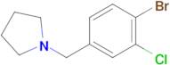 1-[(4-Bromo-3-chlorophenyl)methyl]-pyrrolidine