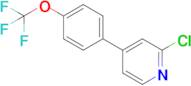 2-Chloro-4-(4-trifluoromethoxyphenyl)pyridine