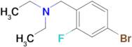 [(4-Bromo-2-fluorophenyl)methyl]diethylamine