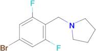 1-(4-Bromo-2,6-difluorobenzyl)pyrrolidine