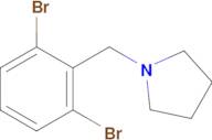 1-(2,6-Dibromobenzyl)pyrrolidine