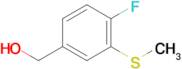 4-Fluoro-3-(methylthio)benzyl alcohol