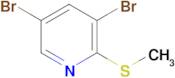 3,5-Dibromo-2-(methylthio)pyridine