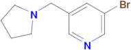 3-Bromo-5-[(pyrrolidin-1-yl)methyl]pyridine