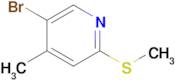 5-Bromo-4-methyl-2-(methylthio)pyridine