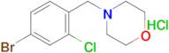 4-[(Bromo-2-chlorophenyl)methyl]morpholine hydrochloride