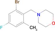 4-(2-Bromo-4-fluoro-6-methylbenzyl)morpholine