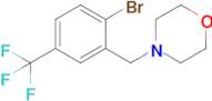 4-[[2-Bromo-5-(trifluoromethyl)phenyl]methyl]morpholine