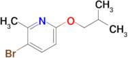 3-Bromo-2-methyl-6-(2-methylpropoxy)pyridine