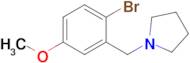 1-[(2-Bromo-5-methoxyphenyl)methyl]pyrrolidine