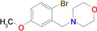 4-[(2-Bromo-5-methoxyphenyl)methyl]morpholine