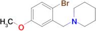 1-[(2-Bromo-5-methoxyphenyl)methyl]piperidine