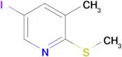 5-Iodo-3-methyl-2-(methylthio)pyridine