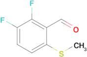 2,3-Difluoro-6-(methylthio)benzaldehyde