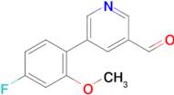 5-(4-Fluoro-2-methoxyphenyl)pyridine-3-carboxaldehyde