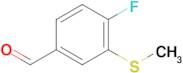 4-Fluoro-3-(methylthio)benzaldehyde