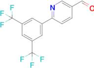 6-(3,5-Bis-trifluoromethyl-phenyl)pyridine-3-carbaldehyde