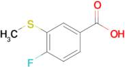 4-Fluoro-3-(methylsulfanyl)benzoic acid