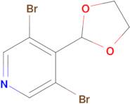 3,5-Dibromo-4-(1,3-dioxolan-2-yl)pyridine