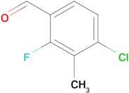 4-Chloro-2-fluoro-3-methylbenzaldehyde