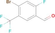 4-Bromo-2-fluoro-5-(trifluoromethyl)benzaldehyde