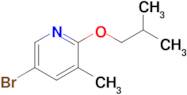 5-Bromo-2-isobutoxy-3-methylpyridine