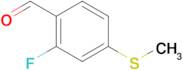 2-Fluoro-4-(methylthio)benzaldehyde