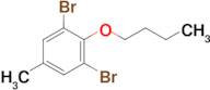 1,3-Dibromo-2-butoxy-5-methylbenzene