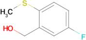 (5-Fluoro-2-methylsulfanylphenyl)methanol