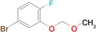 4-Bromo-1-fluoro-2-(methoxymethoxy)benzene