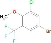 1-Bromo-3-chloro-4-methoxy-5-(trifluoromethyl)benzene