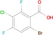 6-Bromo-3-chloro-2,4-difluorobenzoic acid