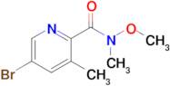 5-Bromo-3-methyl-N-methoxy-N-methylpyridine-2-carboxamide