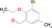 3-Bromo-2-ethoxy-5-methylbenzaldehyde