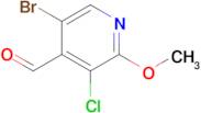 5-Bromo-3-chloro-2-methoxypyridine-4-carboxaldehyde