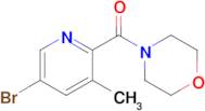 5-Bromo-3-methyl-2-morpholinocarbonylpyridine