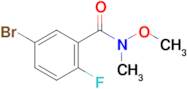 5-Bromo-2-fluoro-N-methoxy-N-methylbenzamide