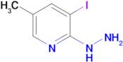 2-Hydrazinyl-3-iodo-5-methylpyridine