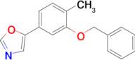 5-(3-(Benzyloxy)-4-methylphenyl)oxazole