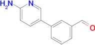 3-(6-Aminopyridin-3-yl)benzaldehyde